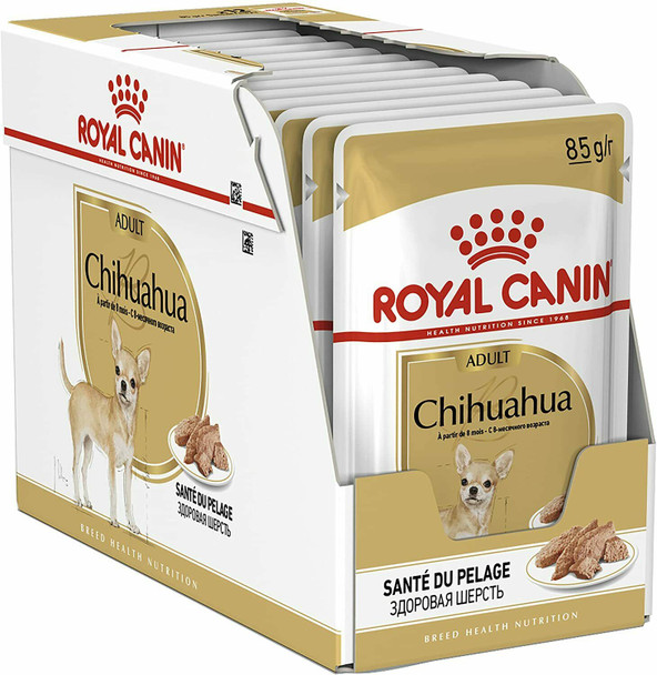 Chihuahua Adult Wet Dog Food 24 Packs 85g Each For 8 Months Plus Formulated Specifically For Small Breed Dogs