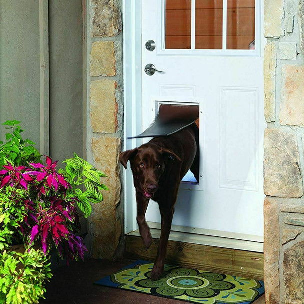 PetSafe, Staywell, Aluminium Pet Door, Large, Solid Design, Easy Install,White