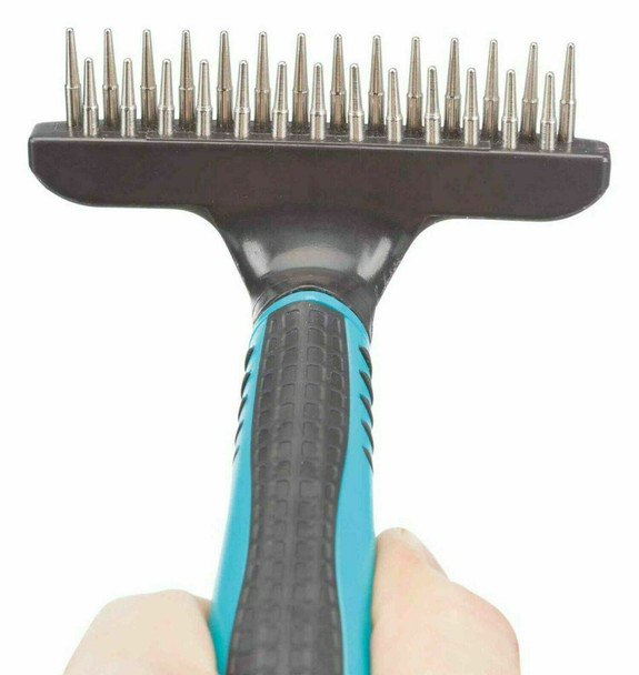 Trixie Metal groomer, long hair, two rows