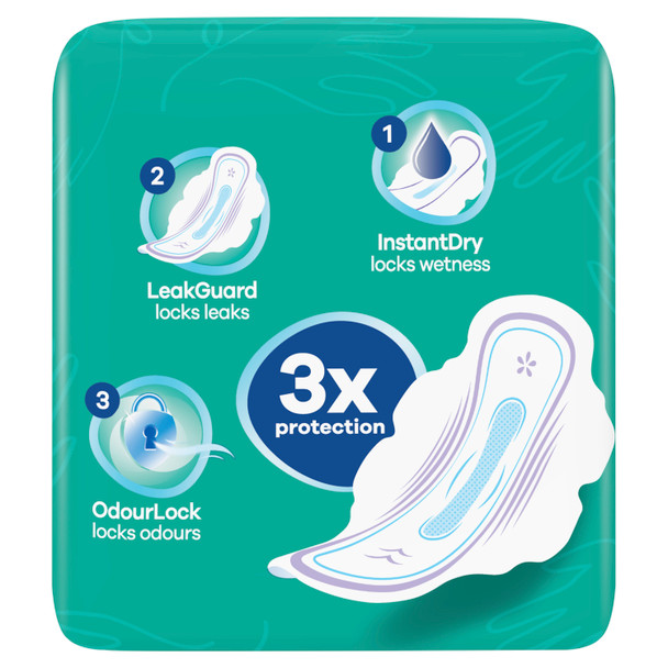 Always Ultra Normal Sanitary Towels Pads With Wings Size 1 Absorbent, Pack of 39