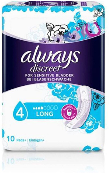 ALWAYS Discreet Pads Long