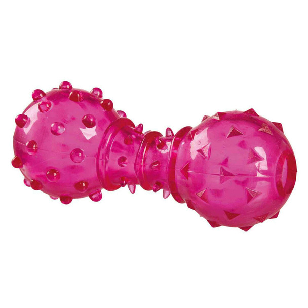 Trixie Dog Activity Snack TPR Dumbbell, 12 cm,-Assorted Product