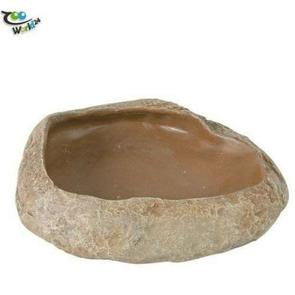 Trixie 76181 Water and food bowl, reptile 11 × 2.5 × 7 cm