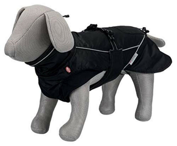TRIXIE Brizon Coat, XS, 30 cm, Black, Dog