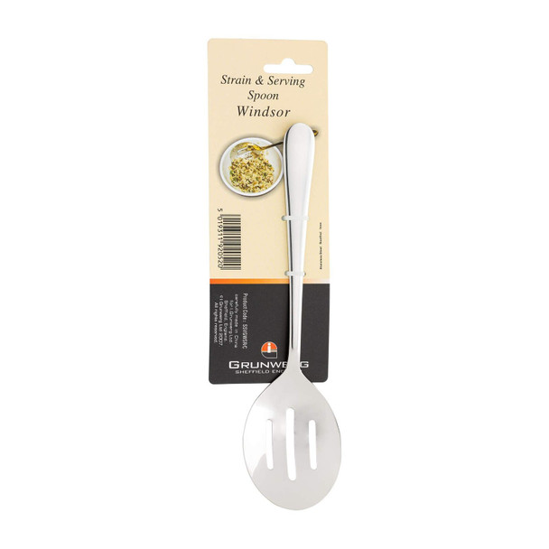 Windsor Stainless Steel Slotted Straining and Serving Spoon