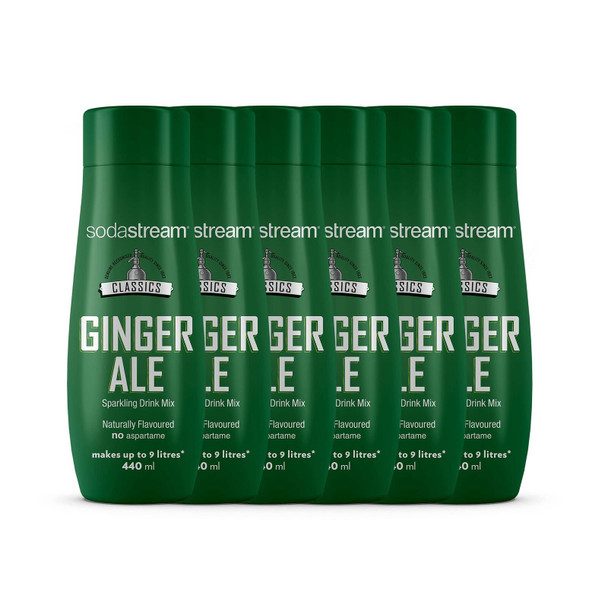 SodaStream Classics Ginger Ale, Sparkling Drink Mix, Naturally Flavoured with...