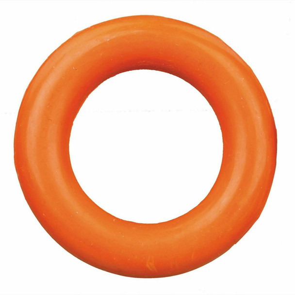 Trixie Rubber Ring Dog Chew Fetch Toy Donut Waterproof Floats Assorted - 9cm