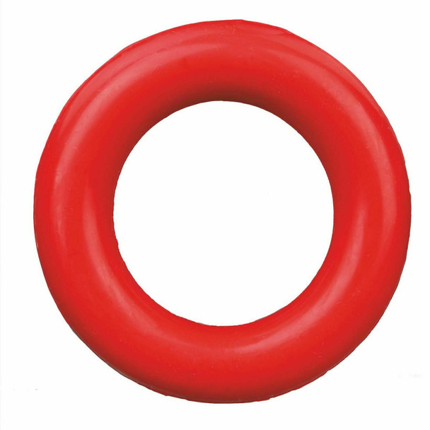 Trixie Rubber Ring Dog Chew Fetch Toy Donut Waterproof Floats Assorted - 9cm