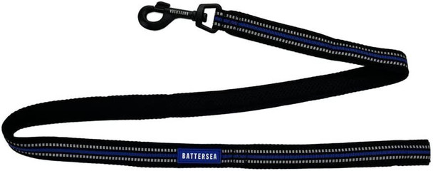 Battersea Reflective Dog Lead Blue 110 cm