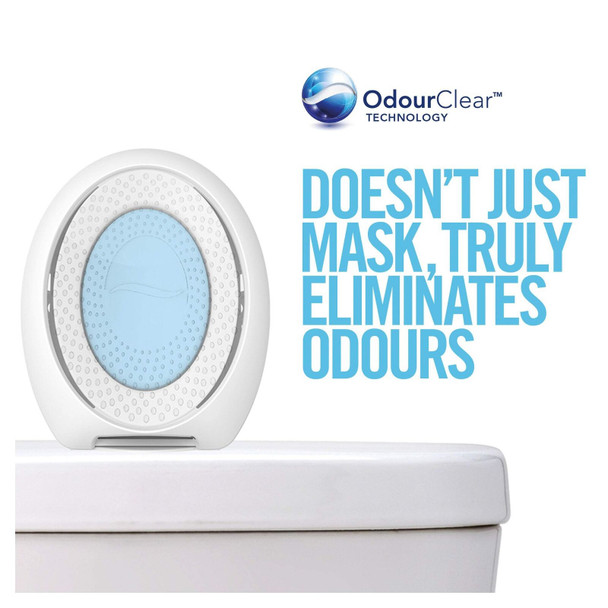 Febreze Bathroom Air Freshener, 1 Unit, Odour Eliminator & Prevention, White ...