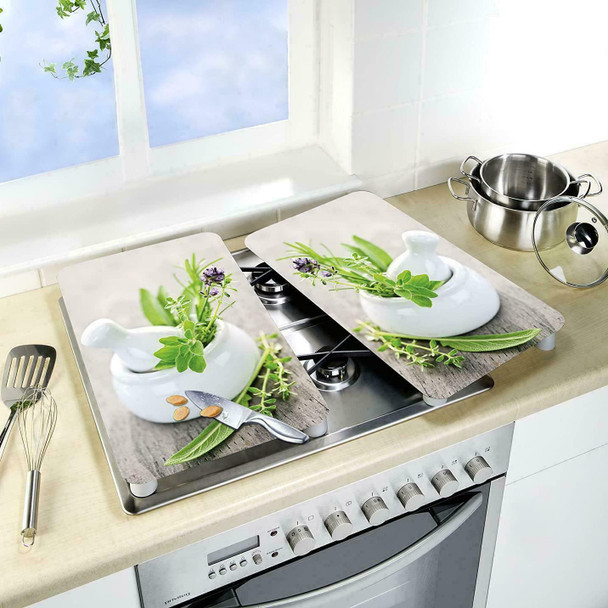 2kg+ Wenko Universal cover plates Herb Garden, set of 2, for all types of cookers