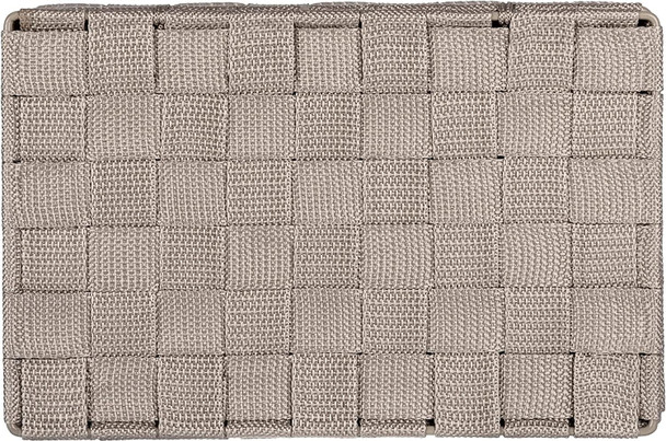 Wenko Adria Storage Basket, dark grey, 26 x 7 x 17 cm