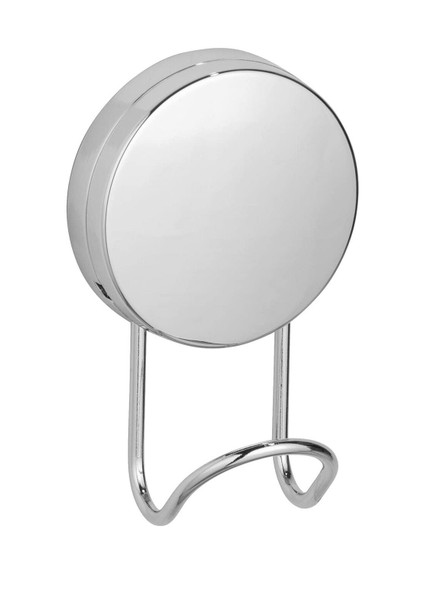 Wenko Static-Loc Plus Osimo Wall, Towel, Coat Hook, No Drilling Required, Steel, Chrome, 6 x 10 x 3,5 cm