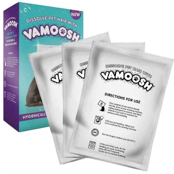 Vamoosh Pet Hair Dissolver- Pet Hair Remover for Washing Machines, 2x100g, Re...
