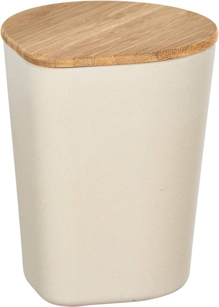 Wenko Derry Kitchen Storage Jar 0.75 L with Bamboo Lid & Silicone Ring Airtight
