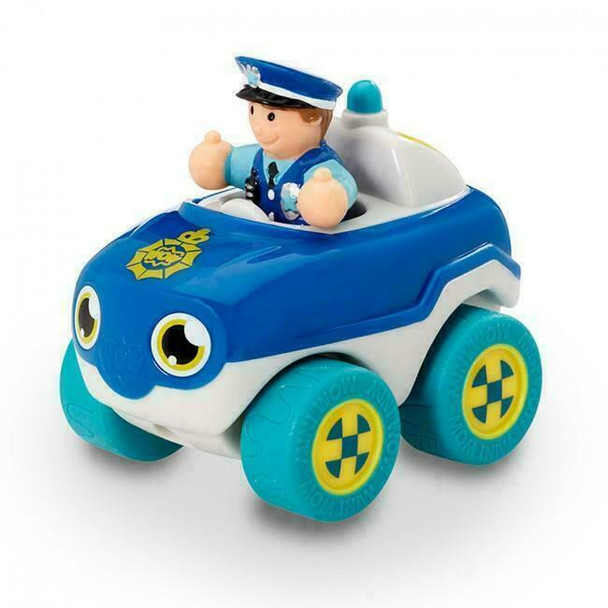 WOW Toys 10407 Police Car Bobby, Blue/Grey/Yellow