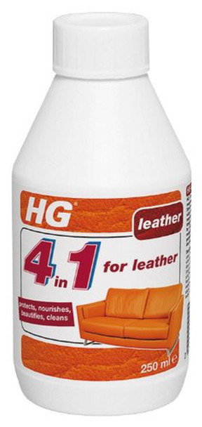 HG 4in1 Leather Cleaner & Protective Treatment, Nourishes & Reconditions, 250 ml