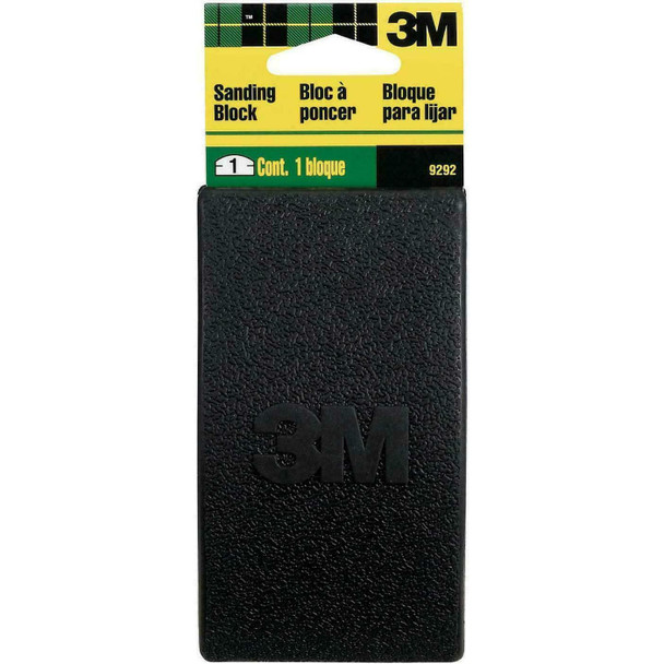 3M 9292 70mm x 125mm Rubber Sanding Block - (Pack of 1)