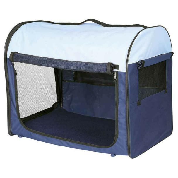 Trixie 39701 Pet Carrier 1 32 32 47 cm Dark Blue / Beige