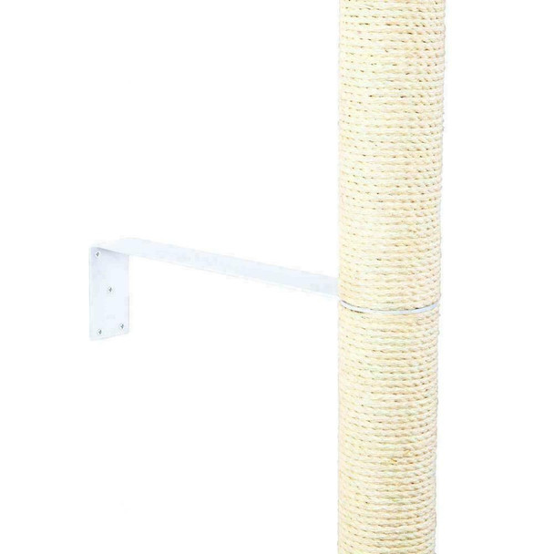 Trixie Wall Mounting for Scratching Posts, Small, White