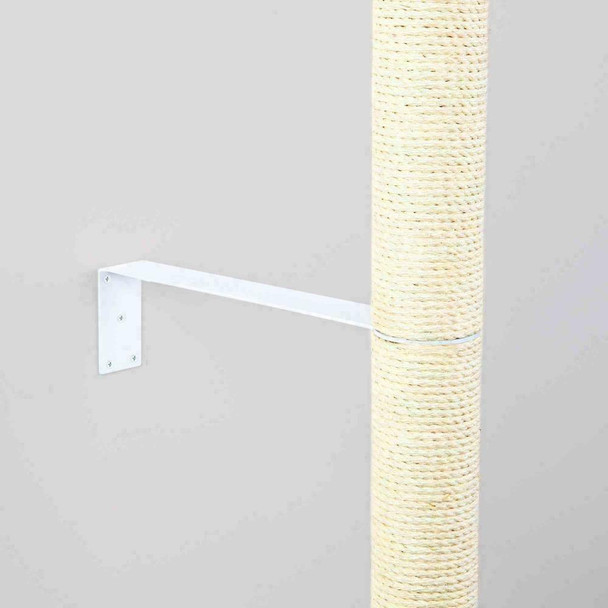 Trixie Wall Mounting for Scratching Posts, Small, White