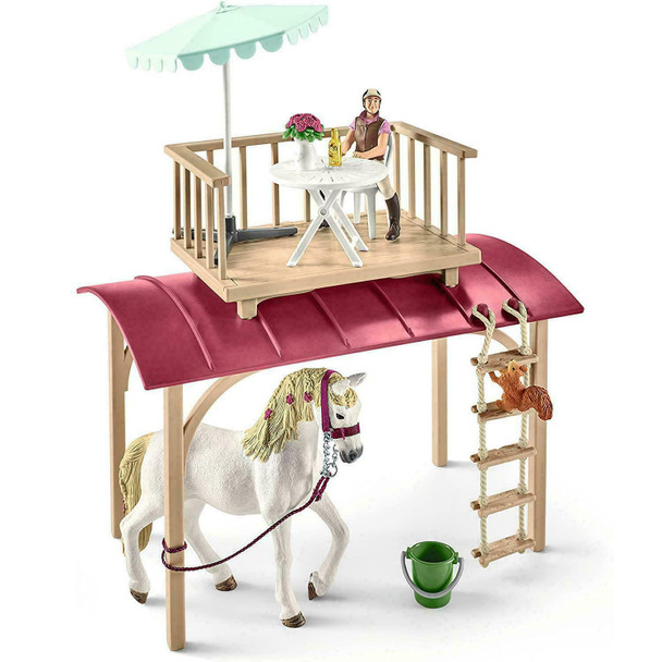 Schleich Hand Painted Figure Plastic - Horse - Caravan For Secret Club Meetings