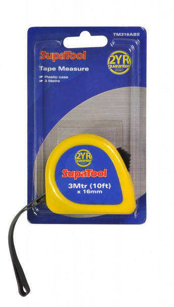 SupaTool Tape Measure 3m x 16mm