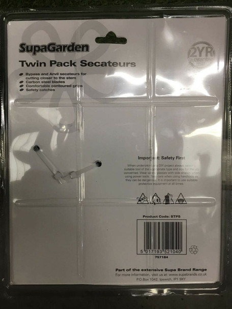 SupaGarden Twin Pack Secateur