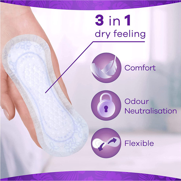 Always Dailies Normal Fresh & Protect Panty Liners x 54, Breathable, Flexible and Comfortable with Absorbent Core