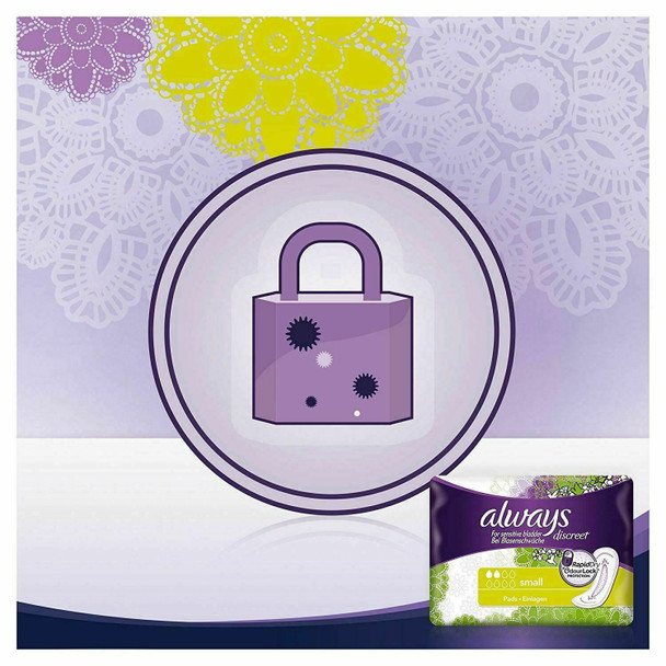 Always Discreet Incontinence Pads, Small, Pack of 20