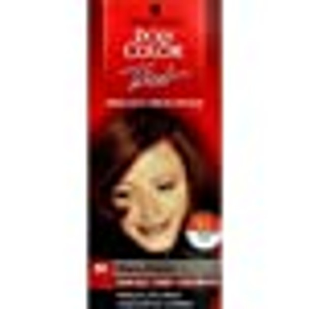 THREE PACKS of Schwarzkopf Poly Color Tint Med Warm Brown 38