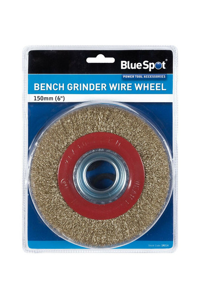 Blue Spot Tools 19214 150mm (6") Bench Grinder Wire Wheel
