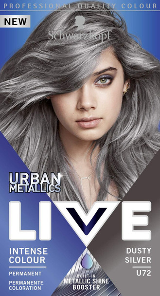 Schwarzkopf Live U72 Dusty Silver Pack Of 3