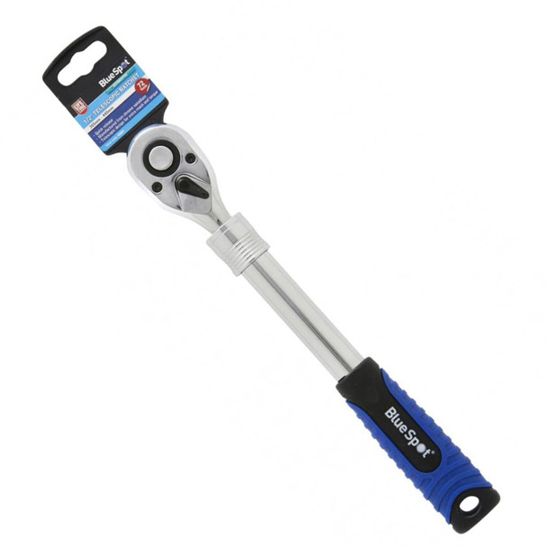 Blue Spot Tools 1/2'' Dr 72 Teeth 305mm to 440mm Flexible Extendable Ratchet 02027