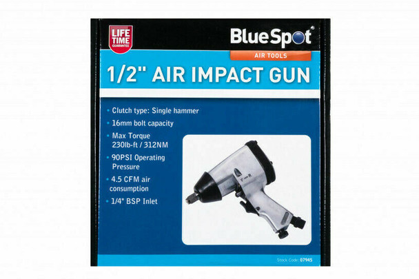 BlueSpot Tools 07945 1/2" Air Impact Gun