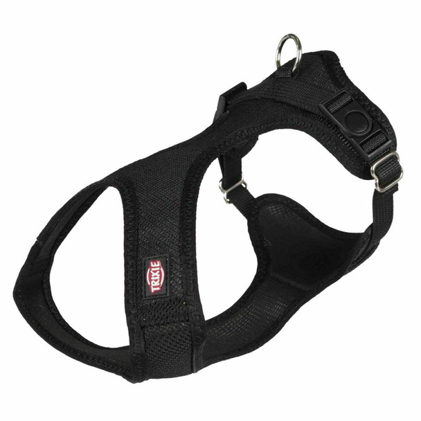 Trixie Comfort Soft Touring Small Dog Harness - XXS-XS - 25-35cm / 15mm - Black