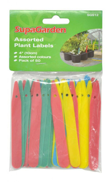 SupaGarden Plant Labels 4" Pack 50