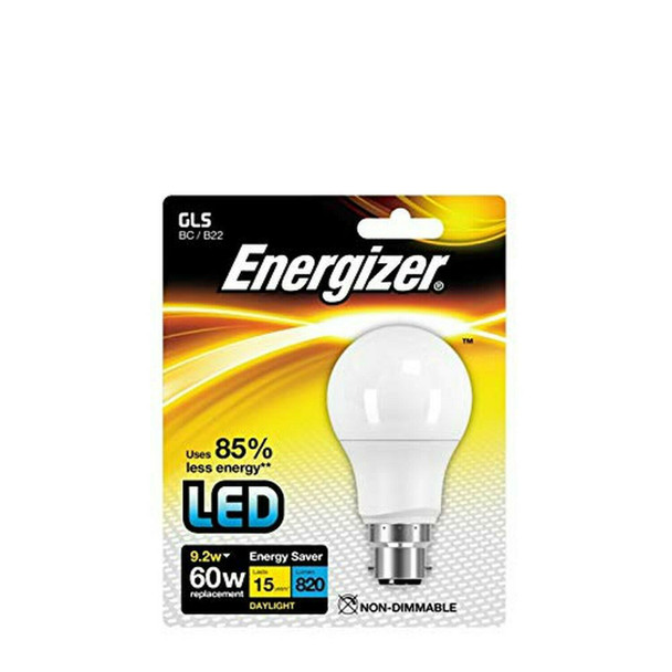 Energizer LED GLS 806lm B22 Daylight BC 9.2w