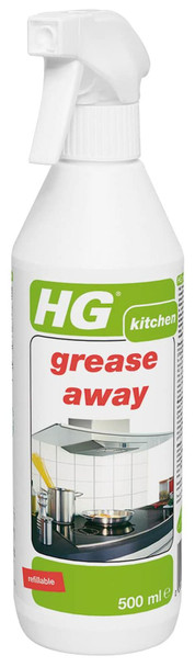 Pack of 4X HG Grease Away Kitchen Degreaser Spray 500ml