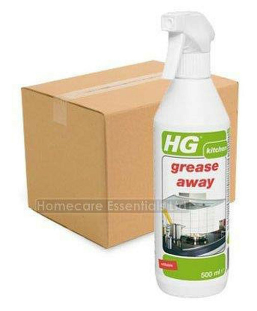 Pack of 6X HG Grease Away Kitchen Degreaser Spray 500ml