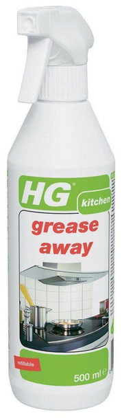 Pack of 6X HG Grease Away Kitchen Degreaser Spray 500ml