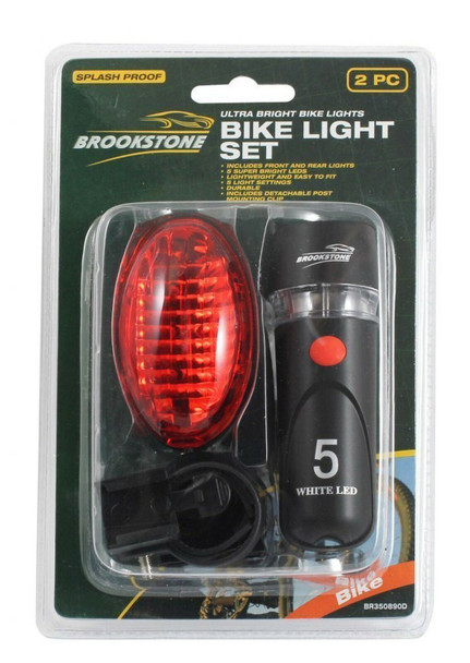 Brookstone DriveBike Light Set