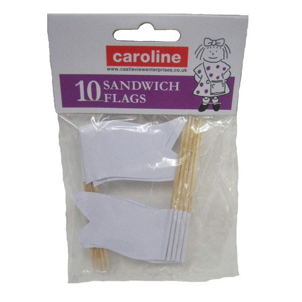 Sandwich Flags On Sticks - Pack of 10