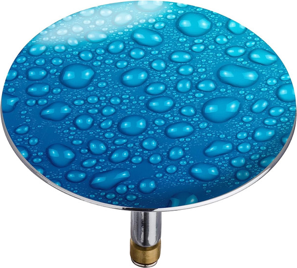 Wenko Pluggy Bathtub Plug, Size XXL 7.5 x 7.5 x 5.5 cm, Multi-Coloured, plastic, multicolored, 8 x 8 x 6 cm