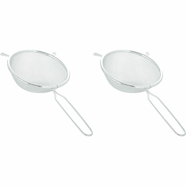 Chef Aid Stainless Steel Rust Proof Strainer 12cm Diameter (Pack of 2)