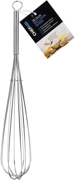 Chef Aid Stainless Steel Balloon Whisk, Measures 25.5cm