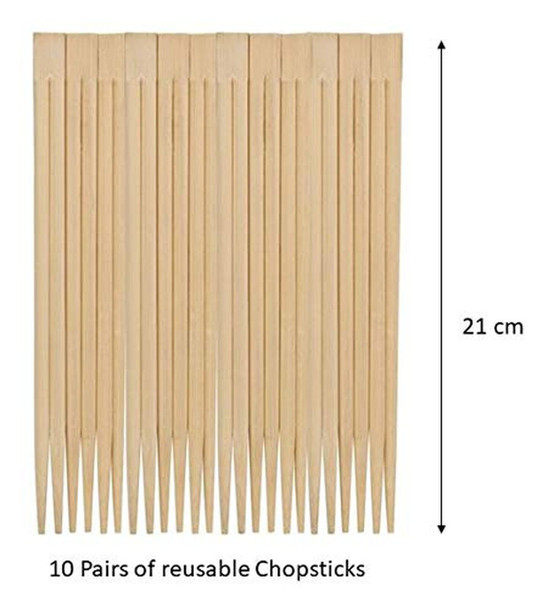 Chef Aid Bamboo Chopsticks, Brown