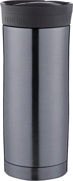 Contigo Huron Snapseal Travel Mug, Stainless Steel Thermal Mug, Vacuum Flask, Leakproof Tumbler, Coffee Mug with BPA Free Easy-Clean Lid, 470 ml