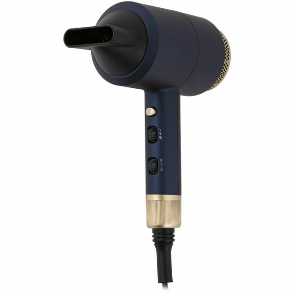 Carmen C81065BC Twilight Lightweight Professional Hair Dryer with 3 Heat/2 Speed Settings, Cool Shot Function, 1800W, Blue and Champagne