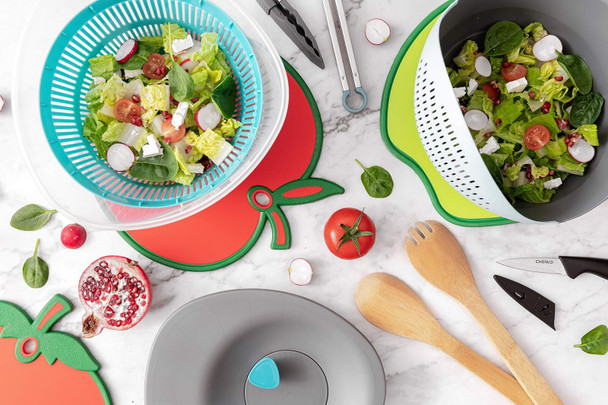 Chef Aid Green Apple Chopping Board, Durable and Practical, Hygienic, Non-Slip Edge, Food Prep